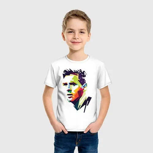 Детские хлопковые футболки Лионель Месси