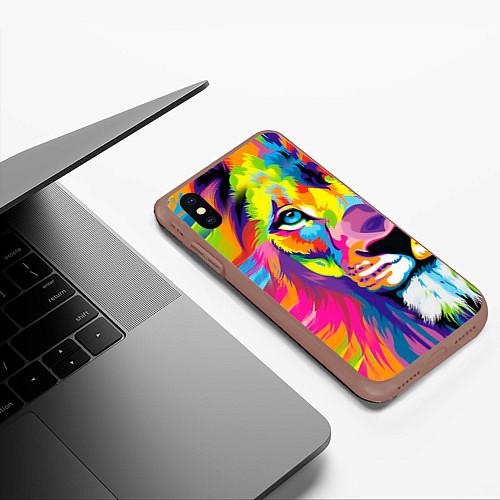 Чехлы для iPhone XS Max со львами