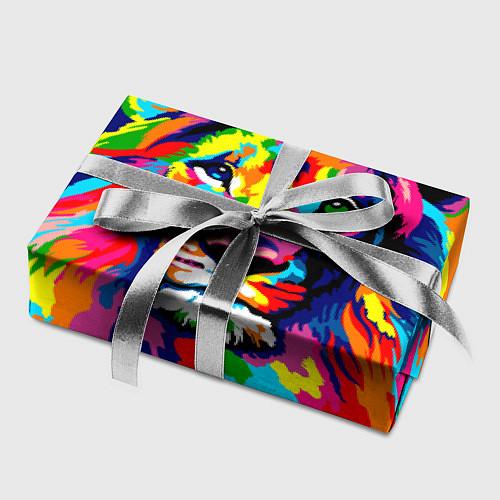 Бумажная упаковка со львами