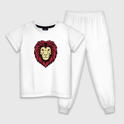 Детские пижамы со львами