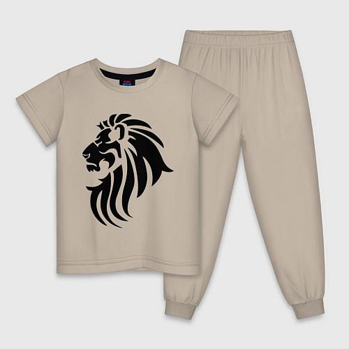 Детские пижамы со львами