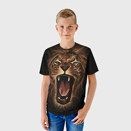 Детские футболки со львами