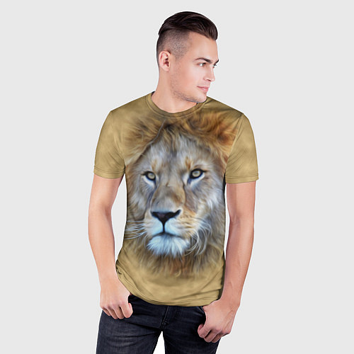 Мужские 3D-футболки со львами
