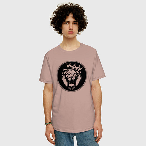 Мужские футболки оверсайз со львами