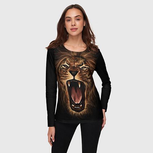 Женские футболки с рукавом со львами