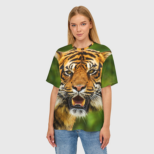 Женские футболки оверсайз со львами