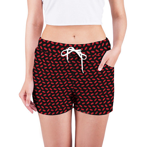 Женские шорты с губами