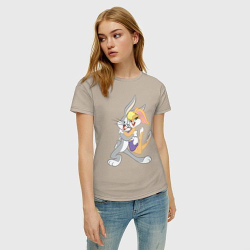 Женские хлопковые футболки Looney Tunes
