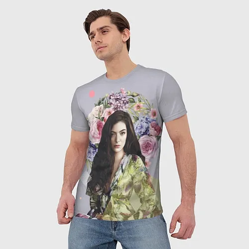 Мужские 3D-футболки Lorde