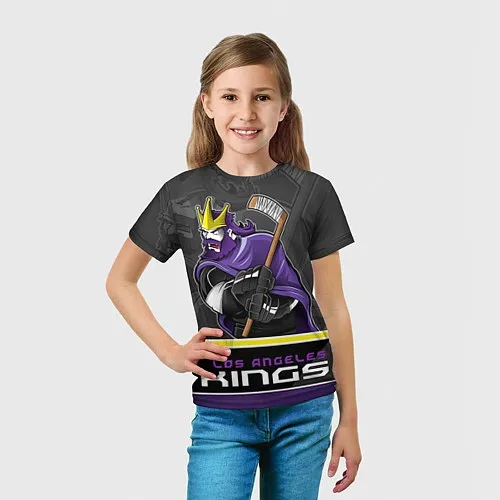Детские 3D-футболки Лос-Анджелес Кингз