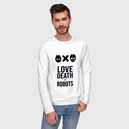 Мужские футболки с рукавом Любовь смерть и роботы