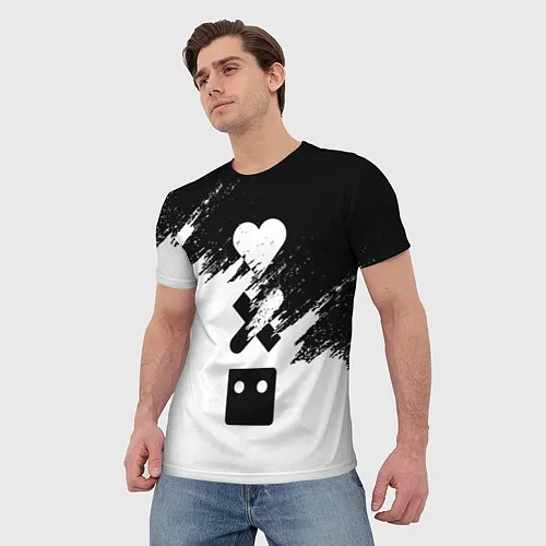 Мужские 3D-футболки Любовь смерть и роботы