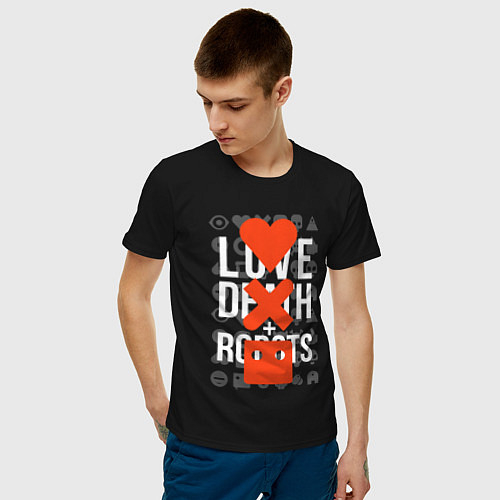Мужские футболки Любовь смерть и роботы