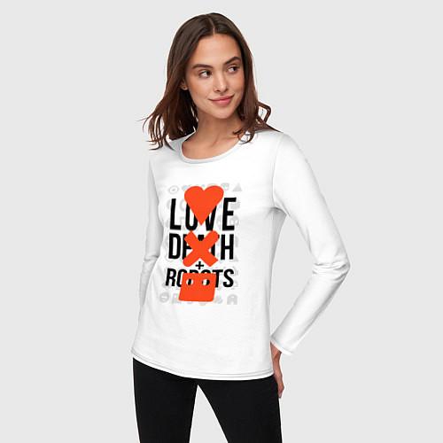 Женские футболки с рукавом Любовь смерть и роботы