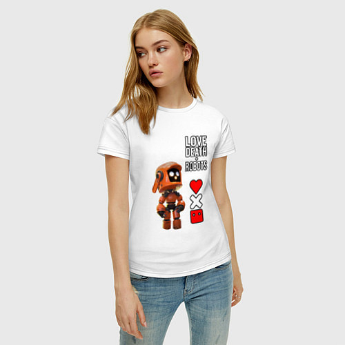 Женские футболки Любовь смерть и роботы