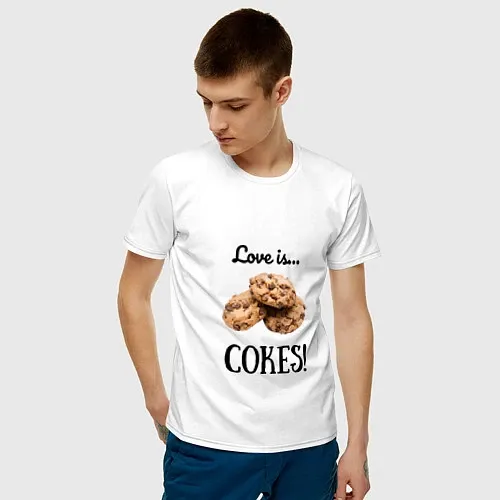 Хлопковые футболки Love is