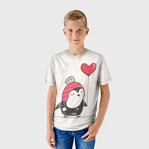 Детские парные футболки для влюбленных