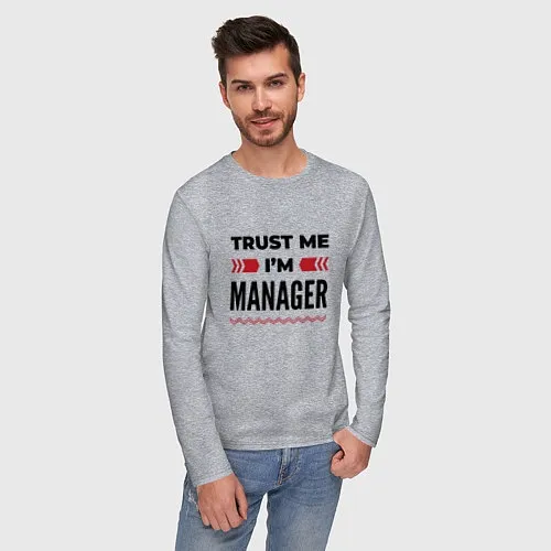 Мужские футболки с рукавом для менеджера