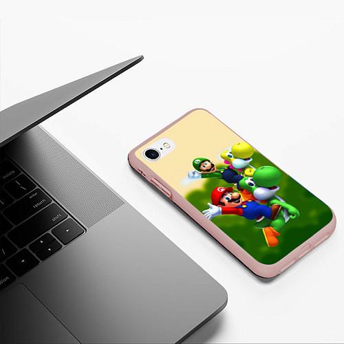 Чехлы для iPhone 8 Mario Bros