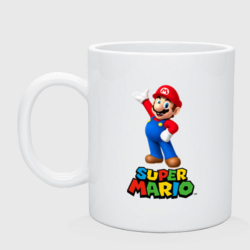 Кружки белые Mario Bros