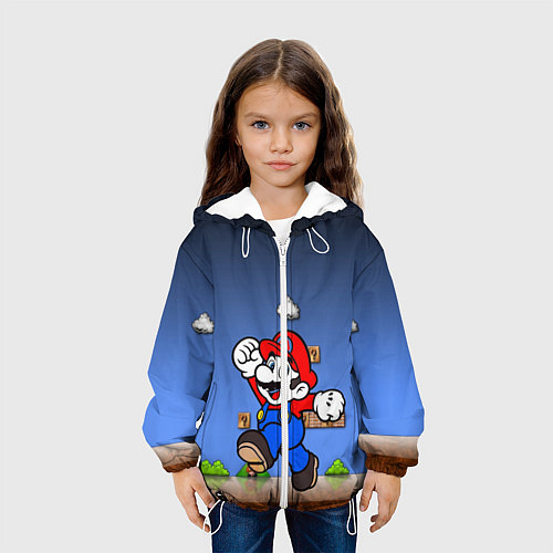 Детские куртки с капюшоном Mario Bros