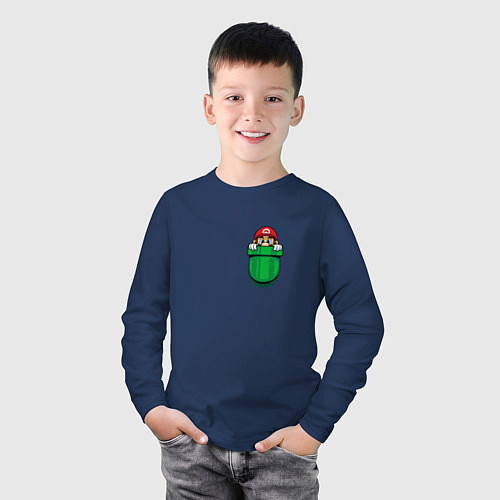 Детские футболки с рукавом Mario Bros
