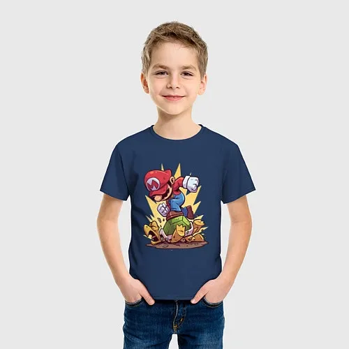 Детские хлопковые футболки Mario Bros