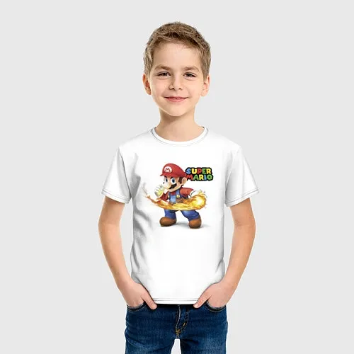 Детские футболки Mario Bros