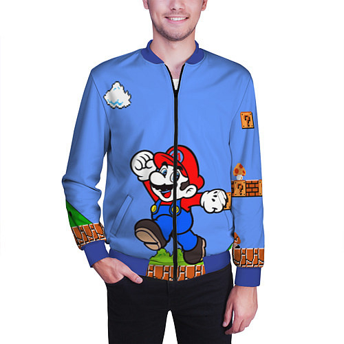 Мужские куртки-бомберы Mario Bros
