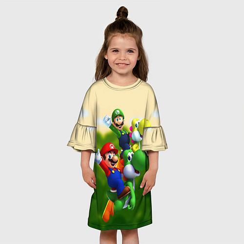 Платья укороченные Mario Bros