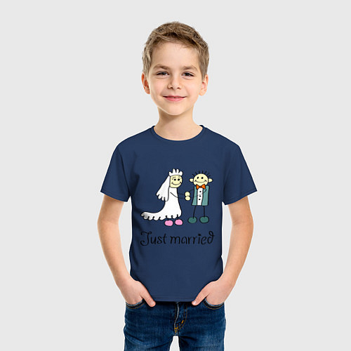 Детские футболки для молодоженов