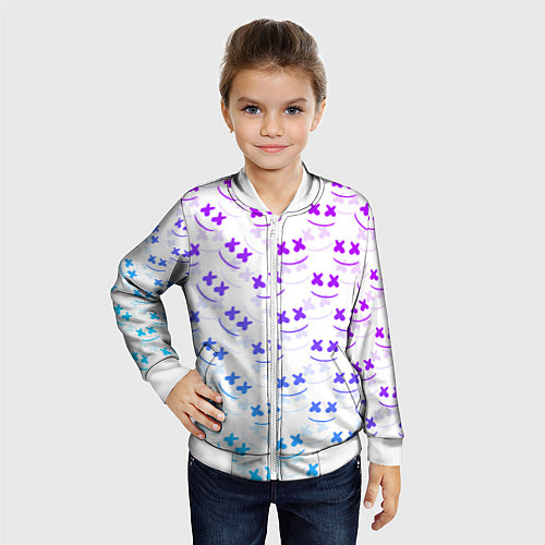 Детские куртки-бомберы Marshmello