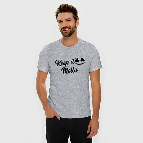 Мужские приталенные футболки Marshmello