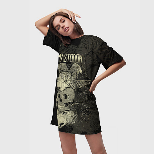 Женские длинные футболки Mastodon