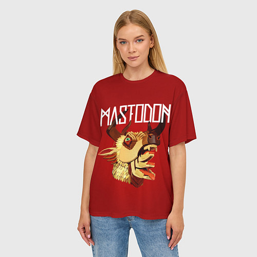 Женские футболки оверсайз Mastodon