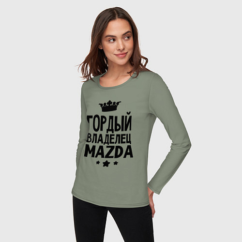 Женские футболки с рукавом Мазда