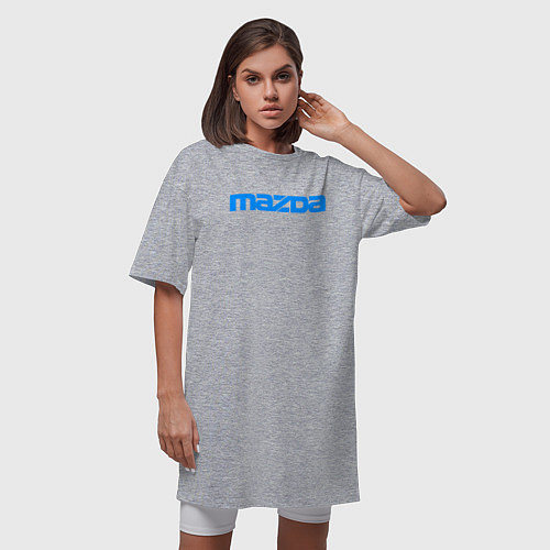 Женские длинные футболки Мазда