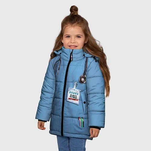 Детские куртки с капюшоном для медика
