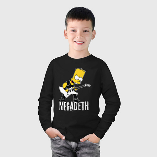 Детские хлопковые лонгсливы Megadeth