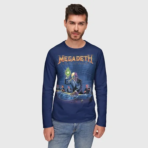 Мужские футболки с рукавом Megadeth