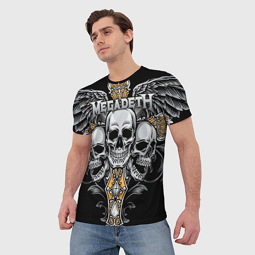 Мужские 3D-футболки Megadeth