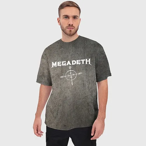 Мужские футболки оверсайз Megadeth