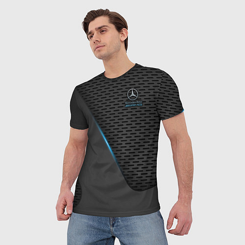 Мужские 3D-футболки Мерседес