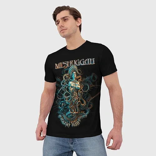 Мужские 3D-футболки Meshuggah