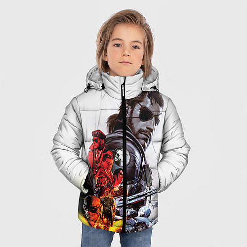 Детские куртки с капюшоном Metal Gear