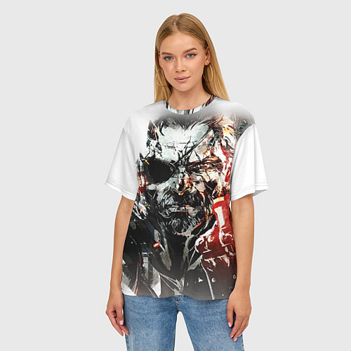 Женские футболки оверсайз Metal Gear