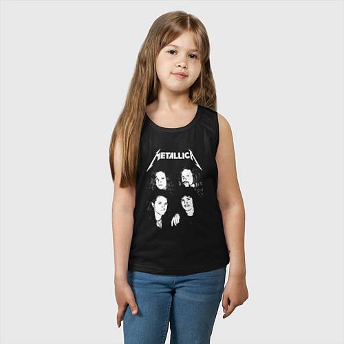 Метал детские майки-безрукавки