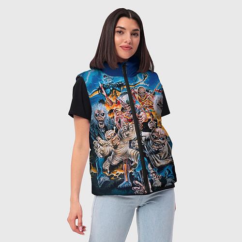 Метал женские жилетки