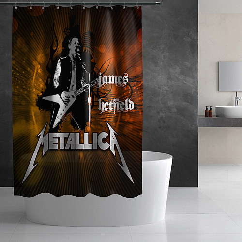 Шторки для душа Metallica