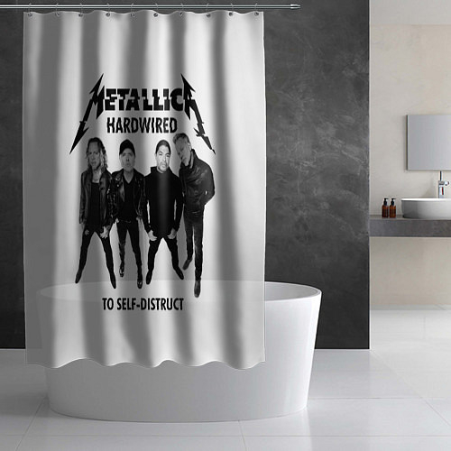 Шторки для душа Metallica